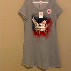 Girl’s dress by justice, brand new, size 10
